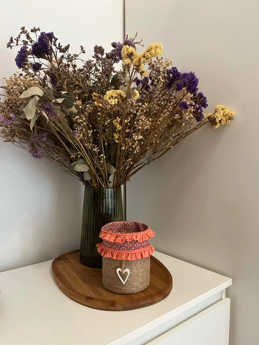 CESTA ALMACENAJE DECORATIVA